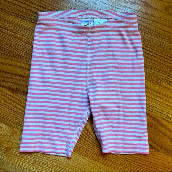 Hanna Andersson pink and white striped shorts size 110cm / US size 5 - Picture 1 of 3